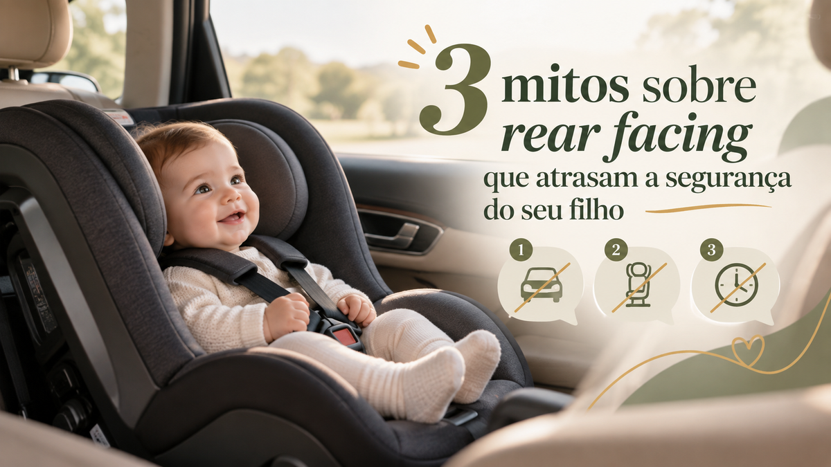 3 mitos sobre rear facing que atrasam a segurança do seu filho