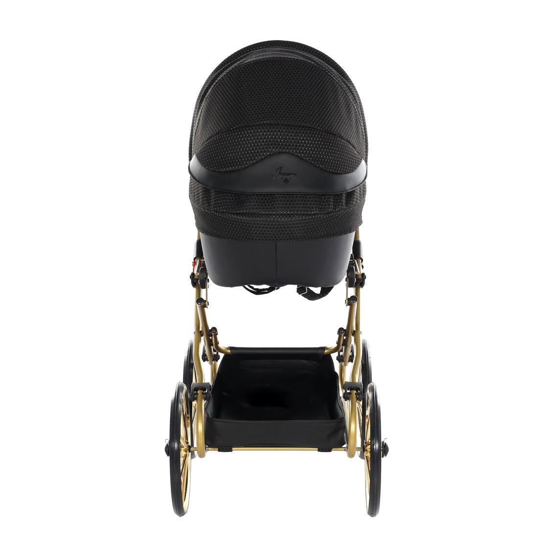 Junama - Carrinho de Bonecas com Malinha - Mini Dolce - Black Gold