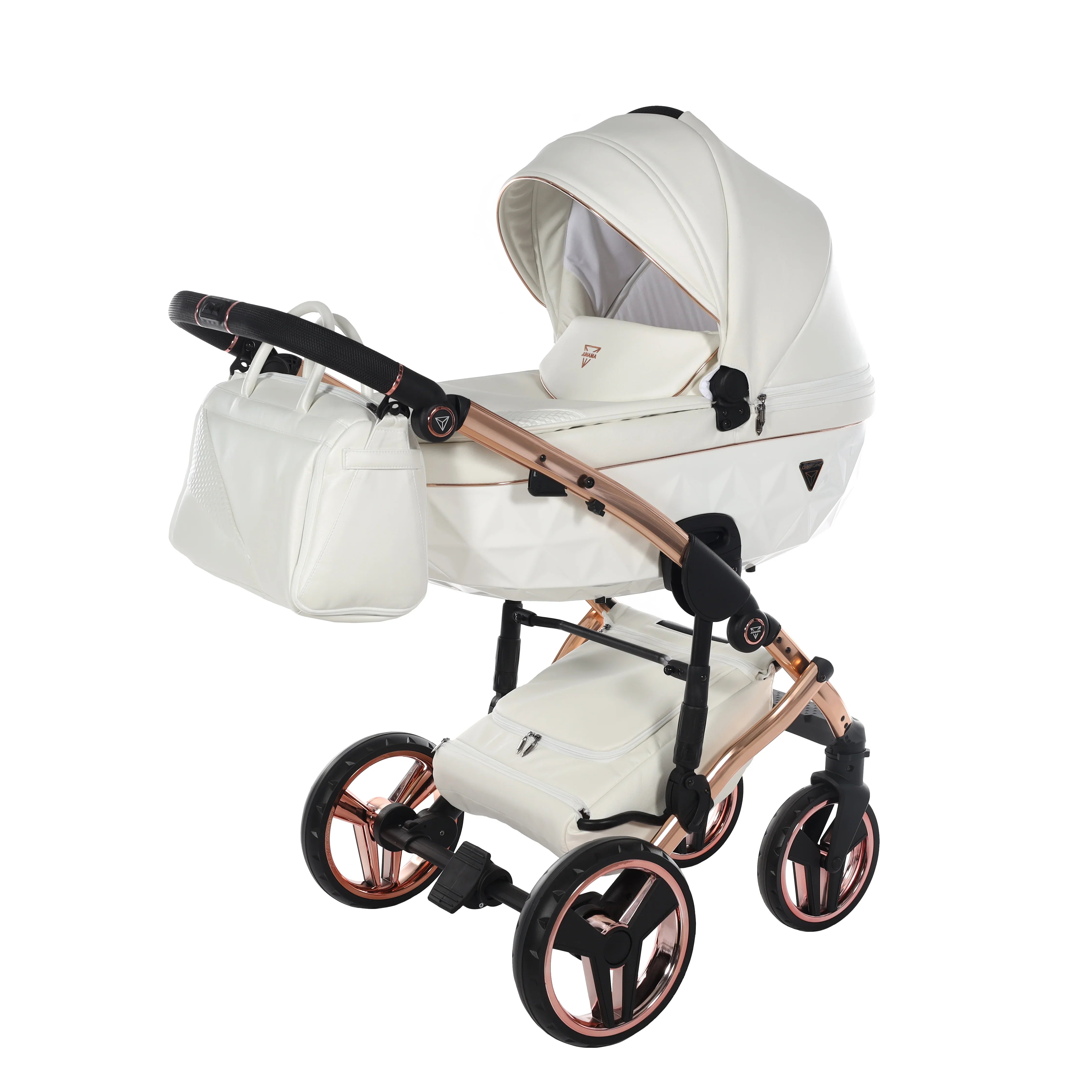 Junama - FLUO LINE - White/Rose Gold