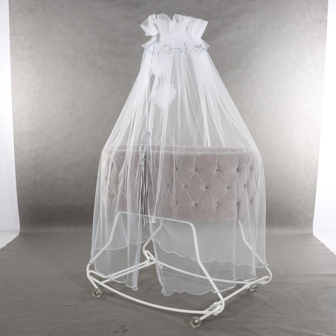 Junama - Baby Cradle - DIAMOND - Grey