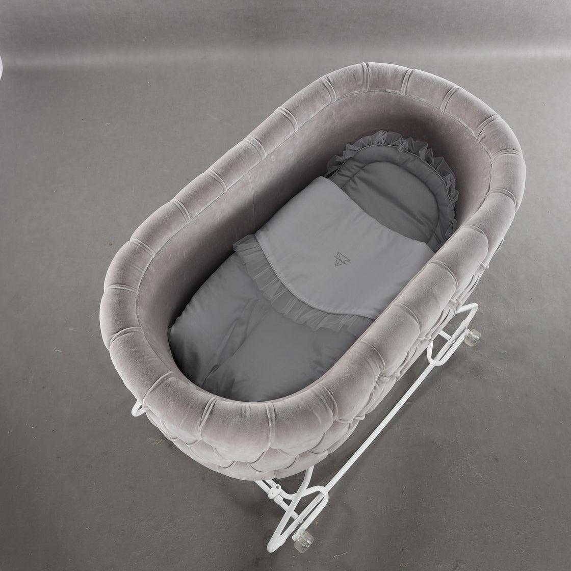 Junama - Baby Cradle - DIAMOND - Grey
