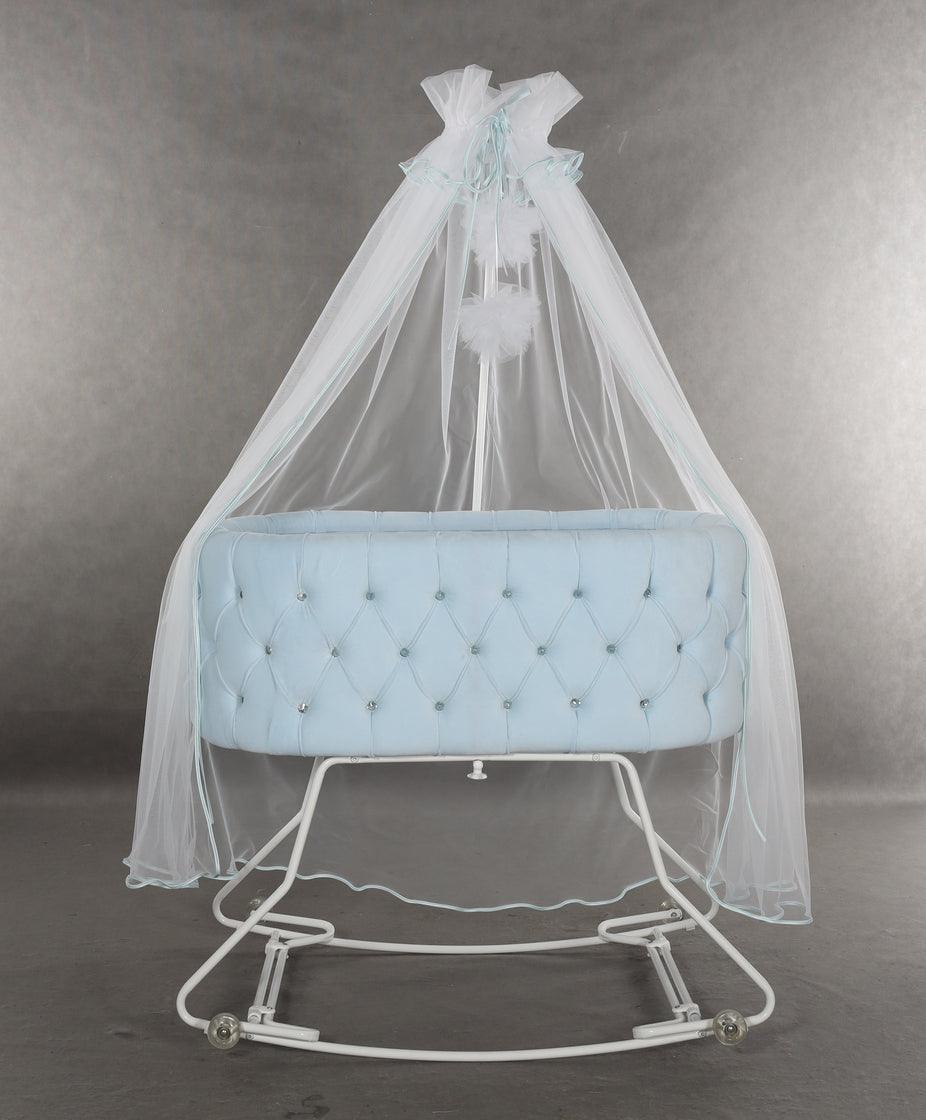 Junama - Baby Cradle - DIAMOND - Celeste