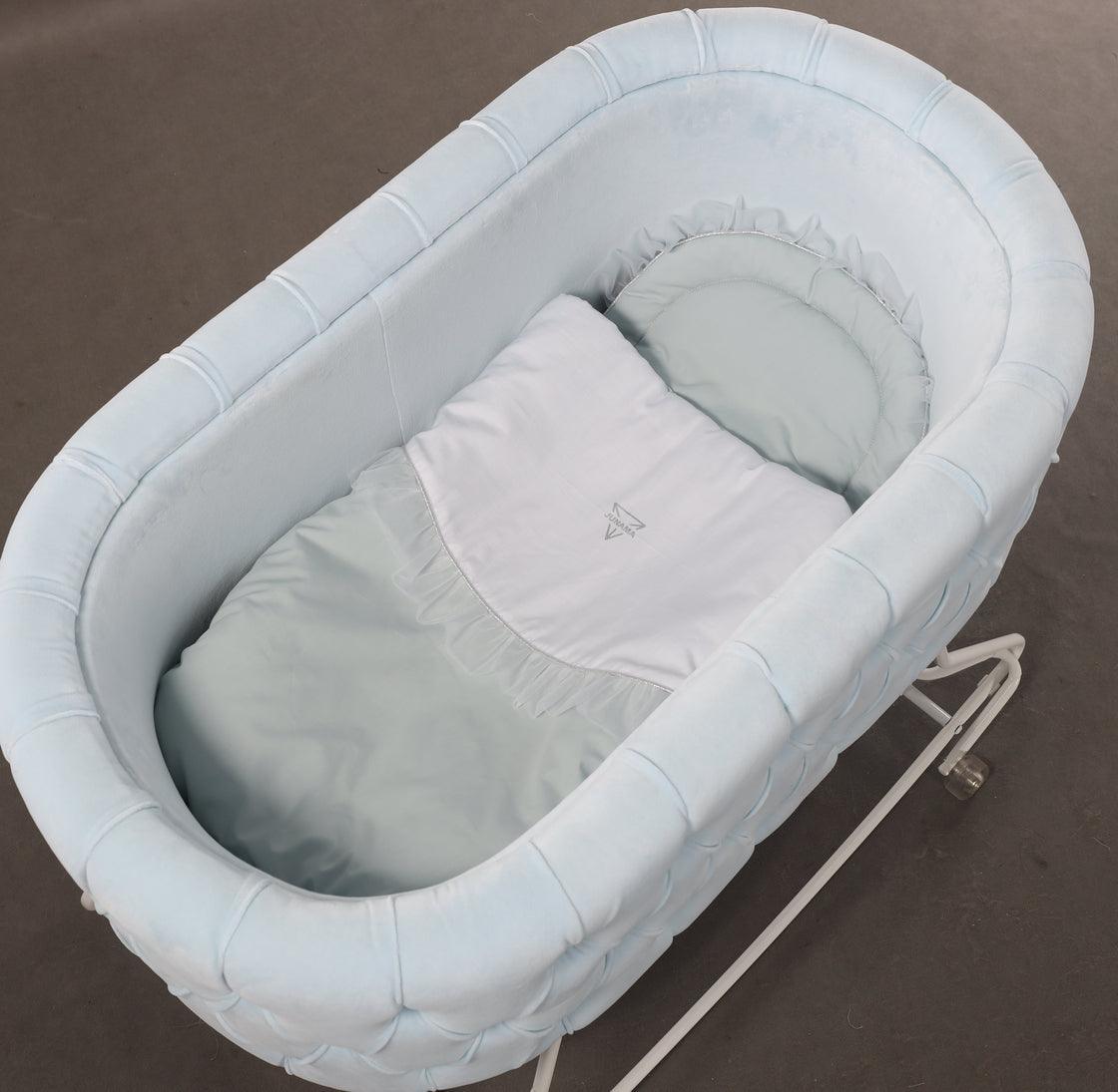 Junama - Baby Cradle - DIAMOND - Celeste
