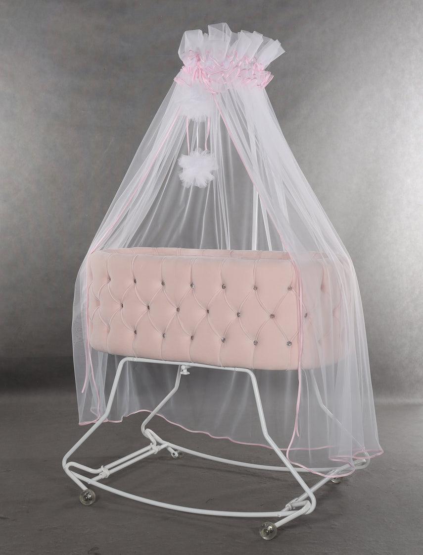 Junama - Baby Cradle - DIAMOND - Pink