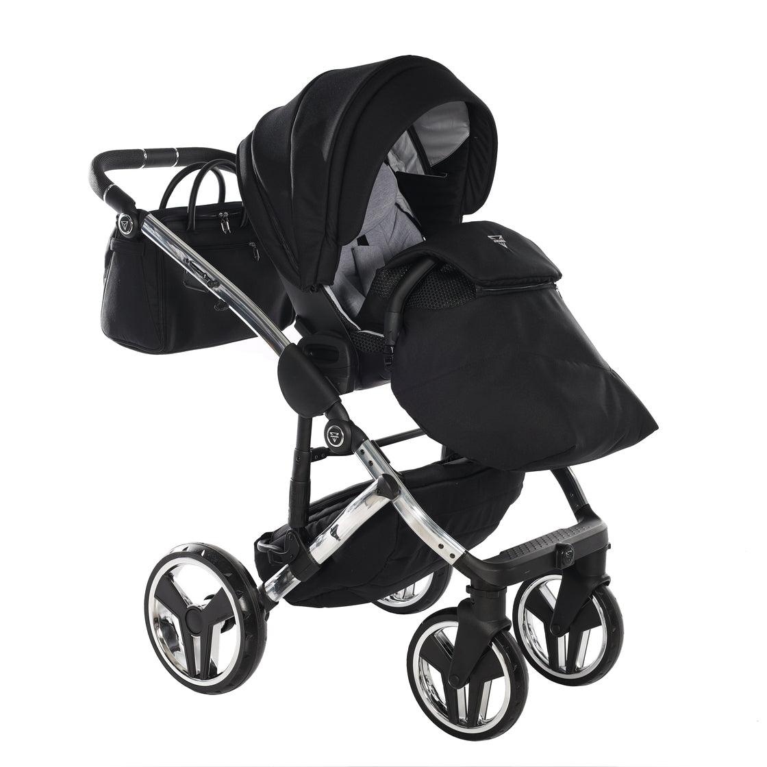 Junama - S-LINE- Black/Silver (Tecido)