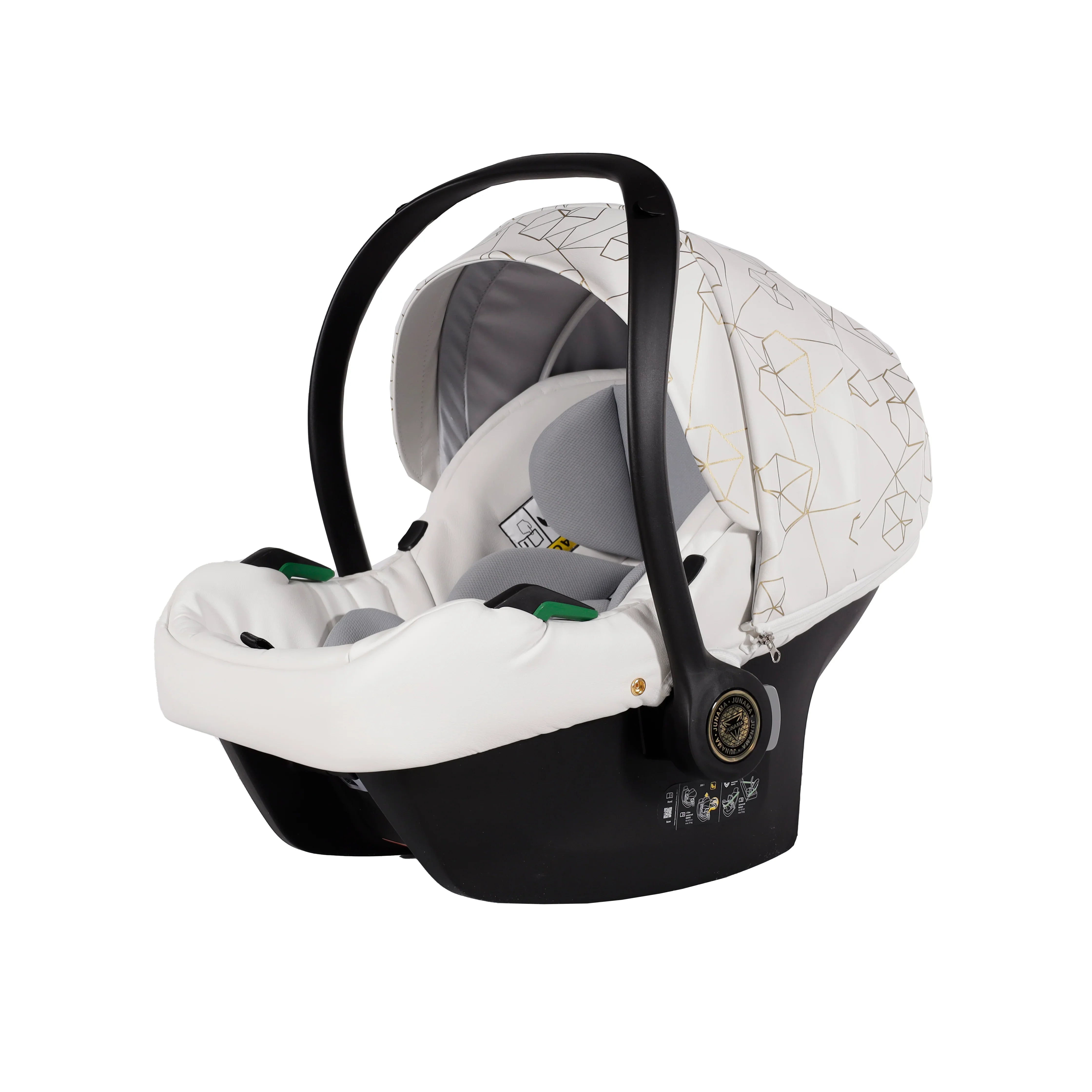 Junama - HEART DUO - White/Gold