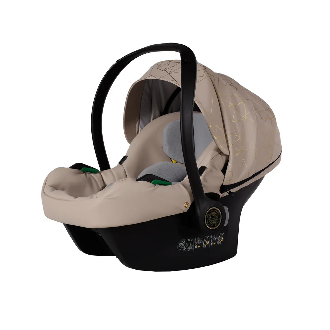 Junama - HEART DUO - Beige/Gold