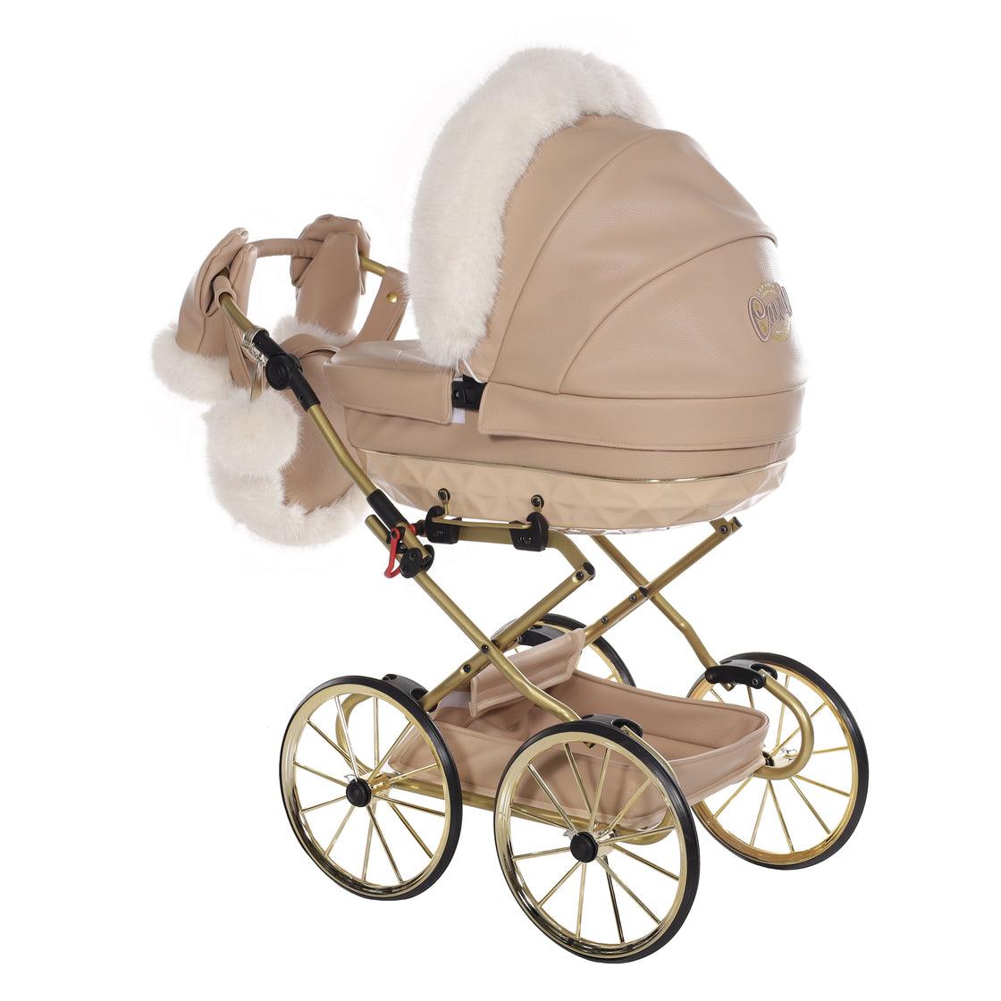 Junama - Carrinho de Bonecas com Malinha - MINI CANDY PREMIUM - Camel