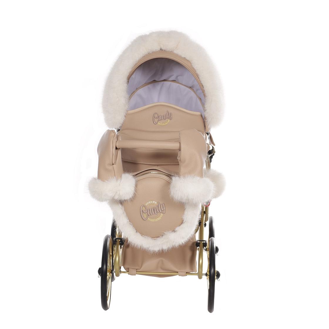 Junama - Carrinho de Bonecas com Malinha - MINI CANDY PREMIUM - Camel