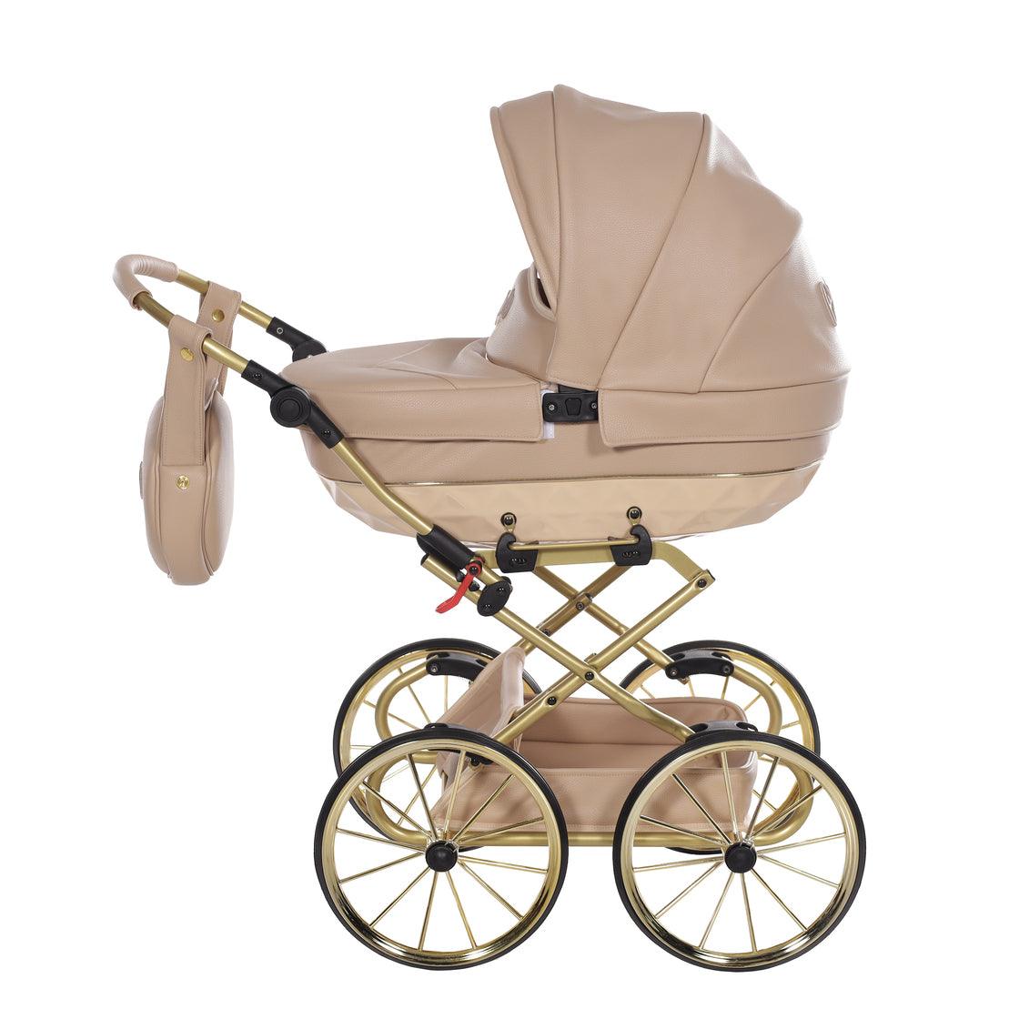Junama - Carrinho de Bonecas com Malinha - MINI CANDY PREMIUM - Camel