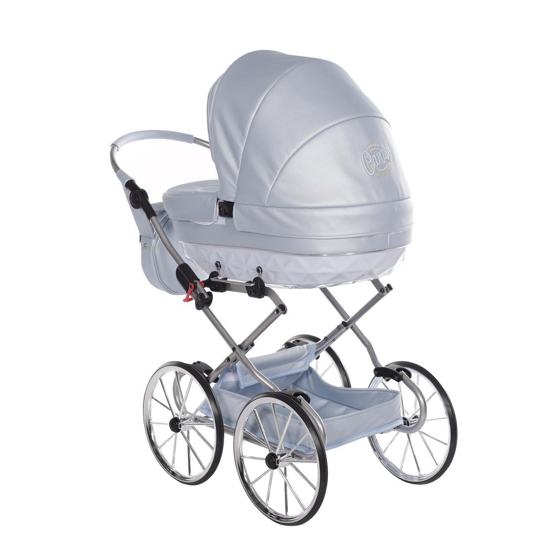 Junama - Carrinho de Bonecas com Malinha - MINI CANDY PREMIUM - Blue