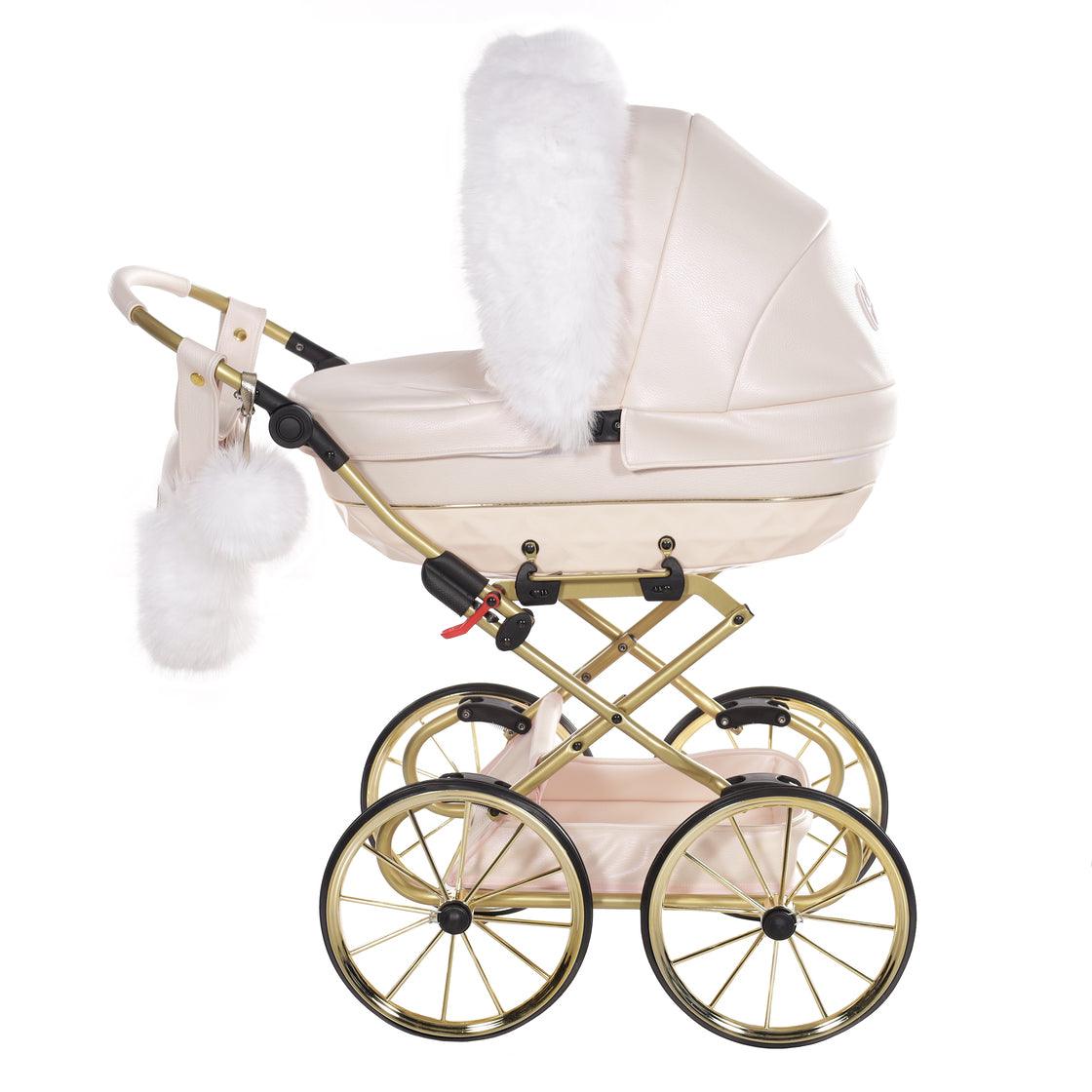 Junama - Carrinho de Bonecas com Malinha - MINI CANDY PREMIUM - Pink