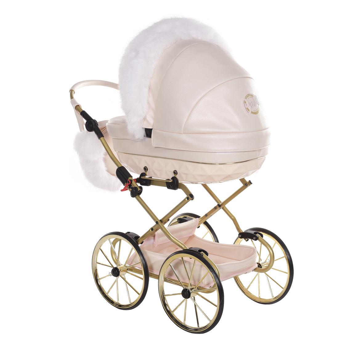 Junama - Carrinho de Bonecas com Malinha - MINI CANDY PREMIUM - Pink