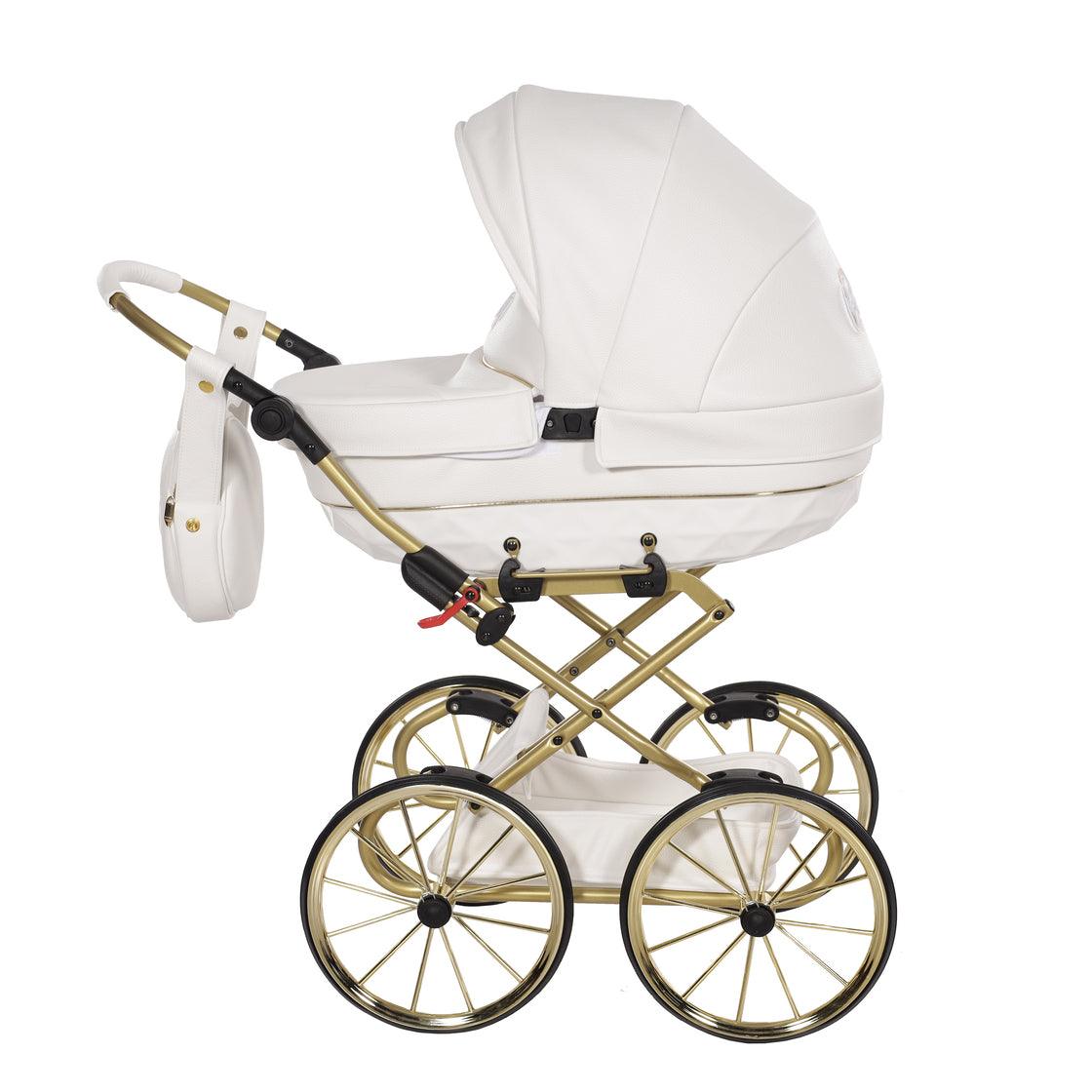 Junama - Carrinho de Bonecas com Malinha - MINI CANDY PREMIUM - White