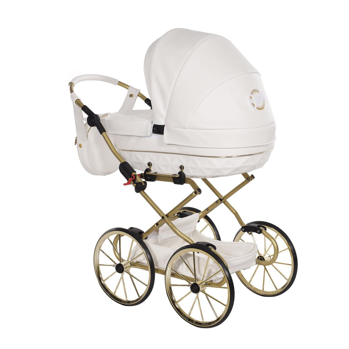 Junama - Carrinho de Bonecas com Malinha - MINI CANDY PREMIUM - White