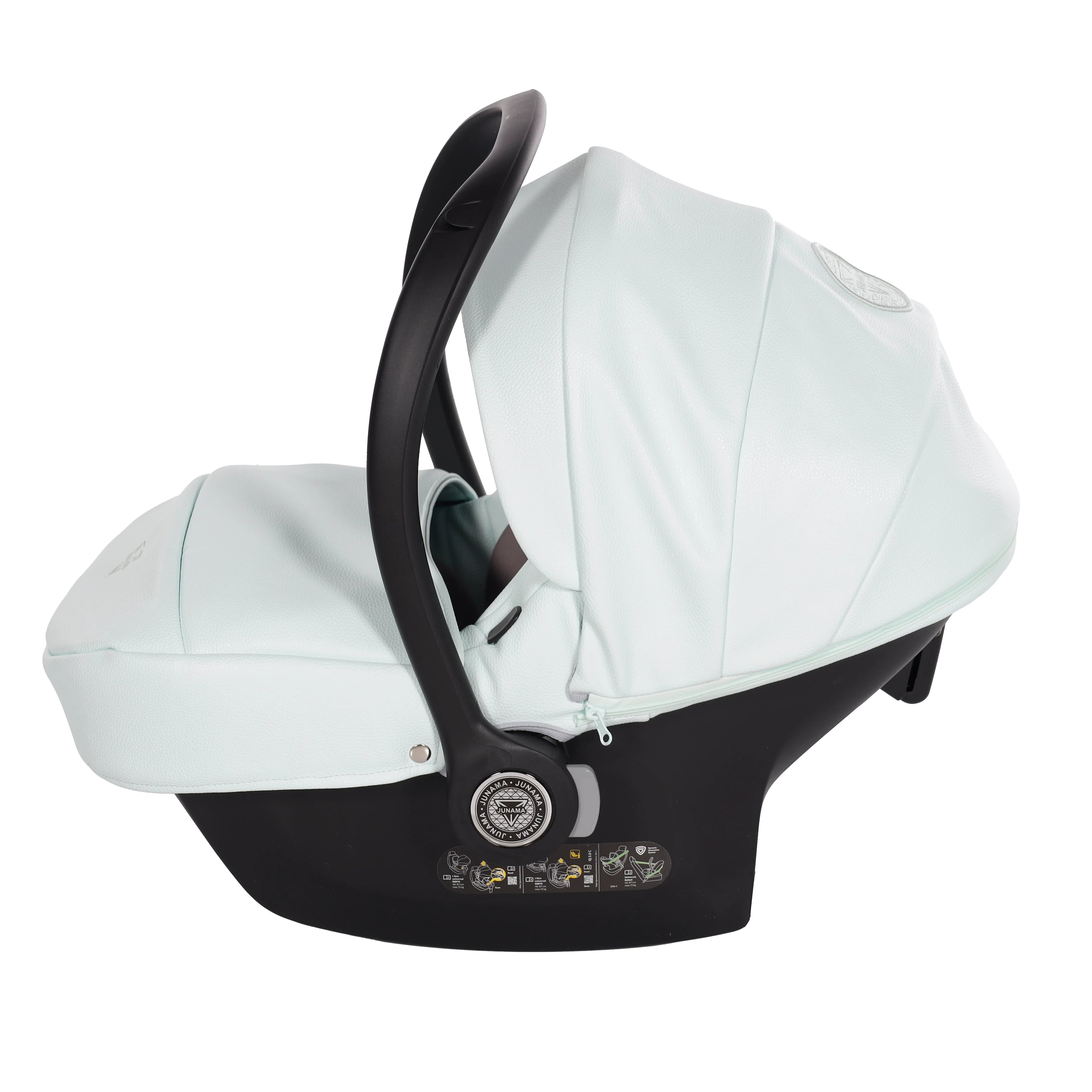 Junama - HAND CRAFT GLITTER - Green/Silver