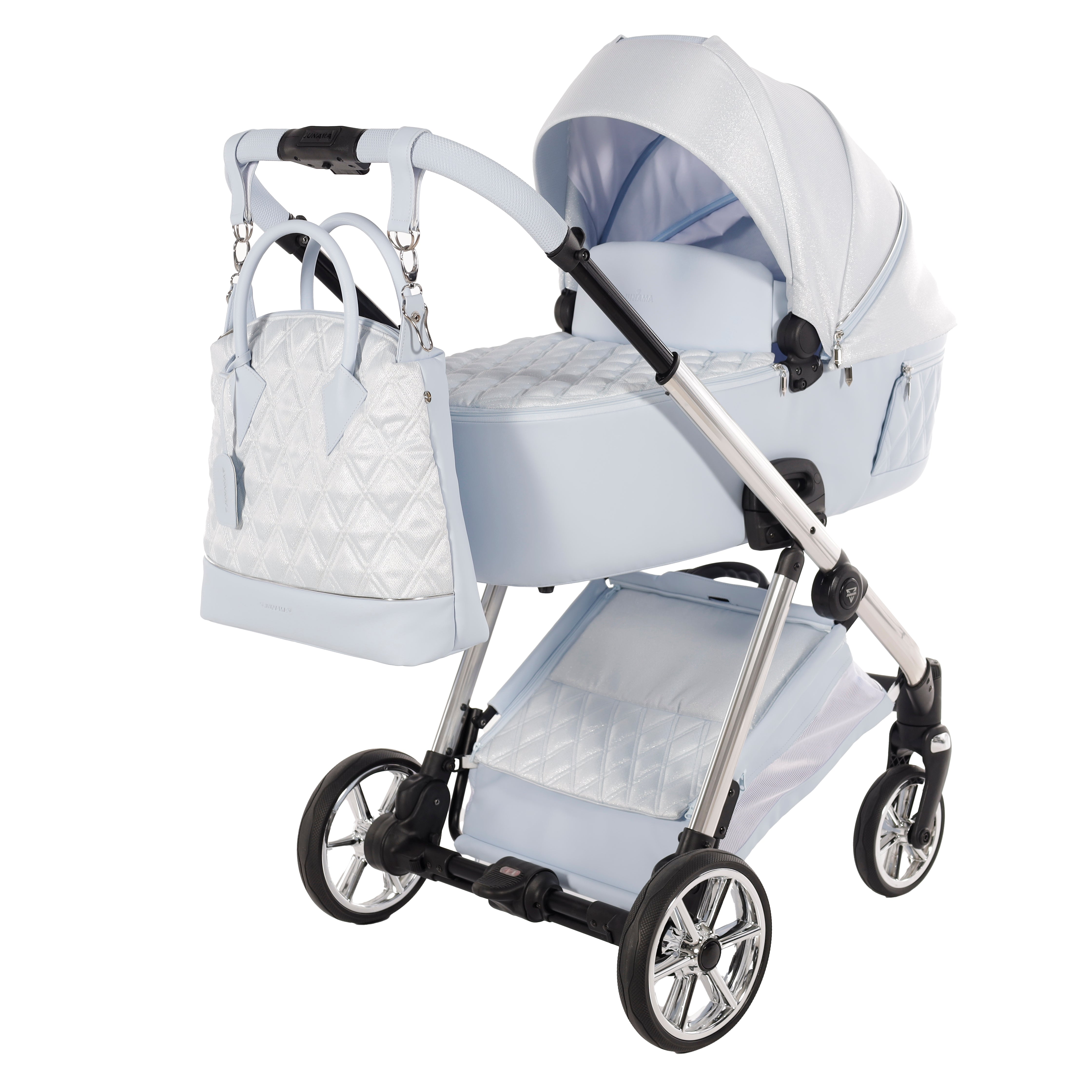 Junama - ELLEGANTE LAMÉ - Light Blue