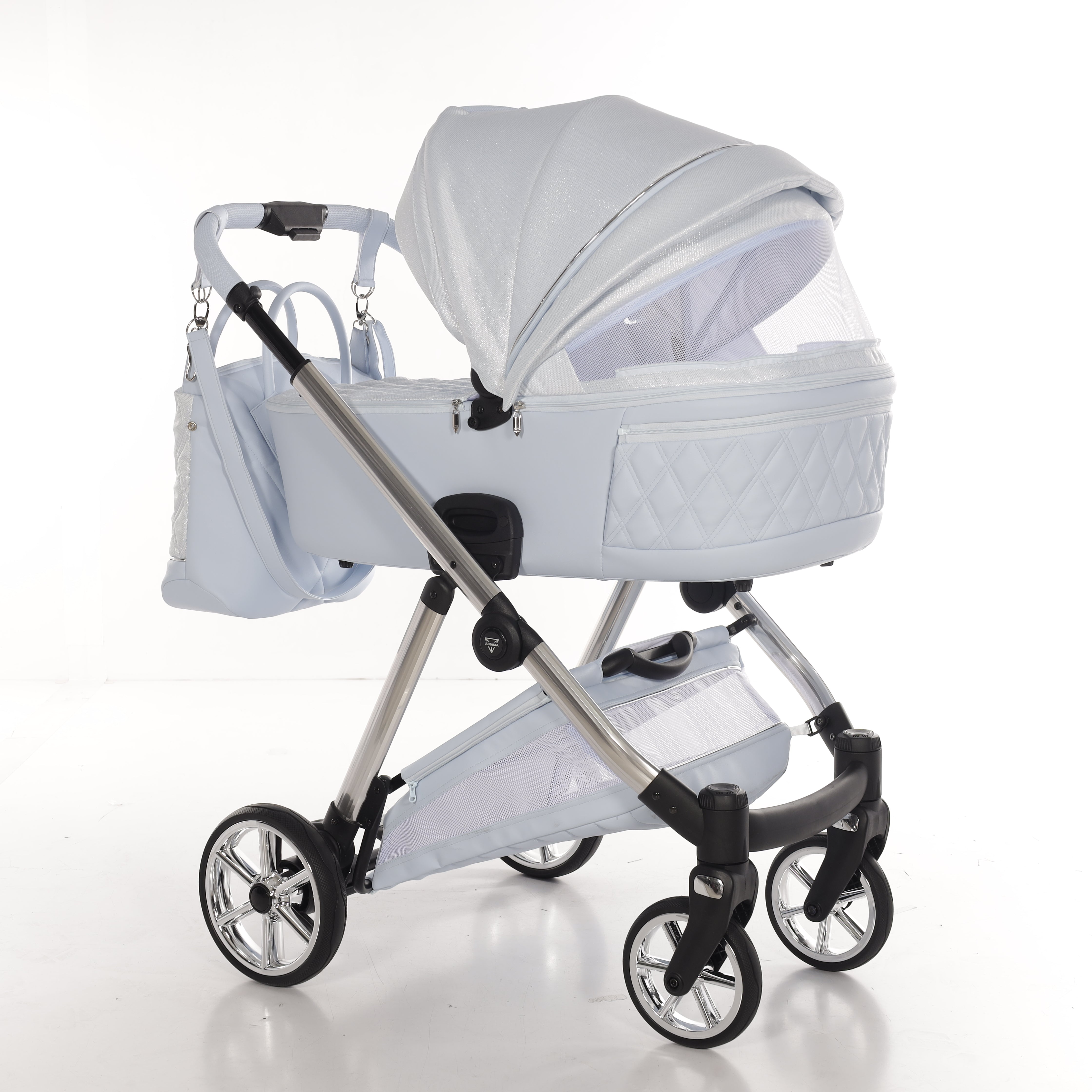 Junama - ELLEGANTE LAMÉ - Light Blue