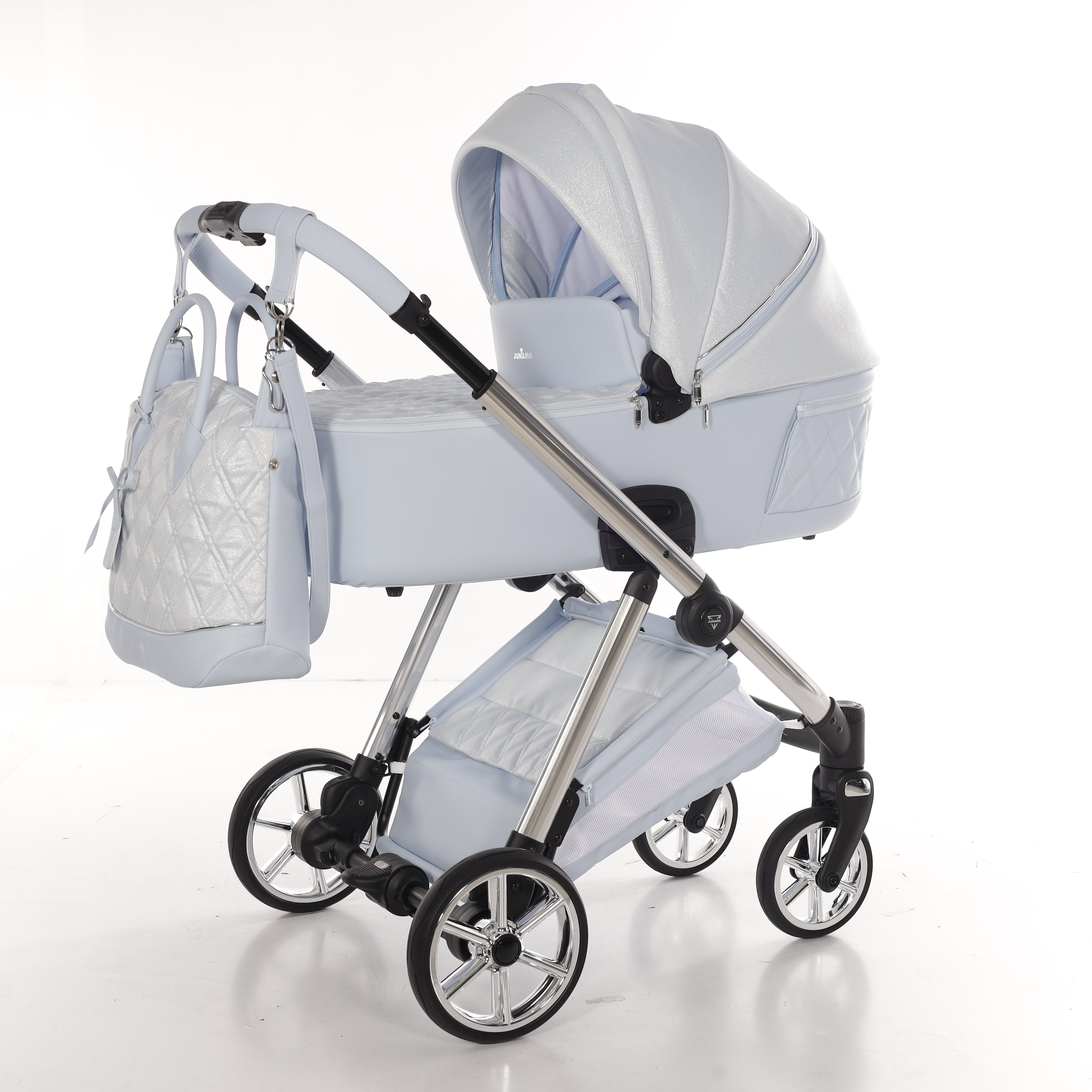 Junama - ELLEGANTE LAMÉ - Light Blue