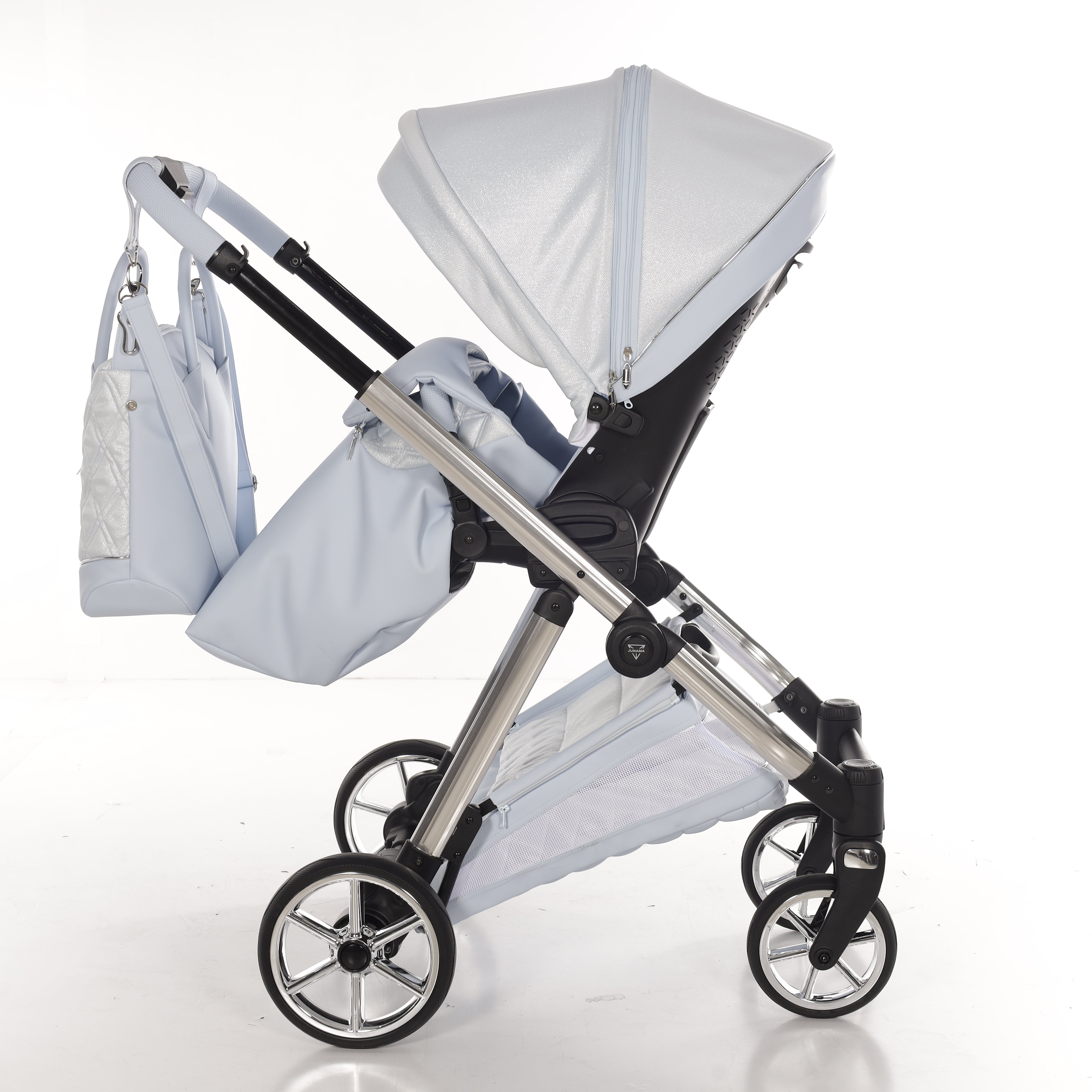 Junama - ELLEGANTE LAMÉ - Light Blue