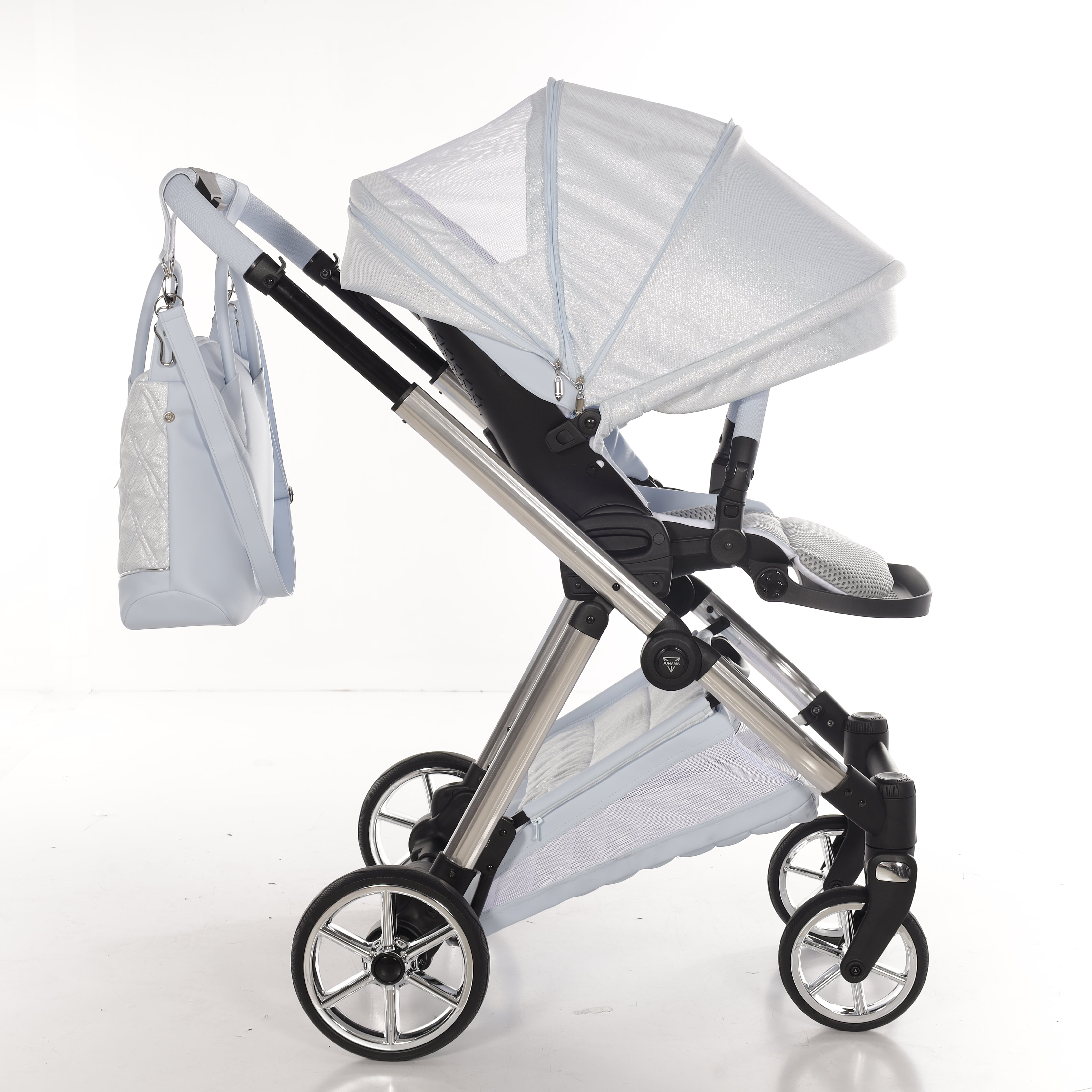 Junama - ELLEGANTE LAMÉ - Light Blue