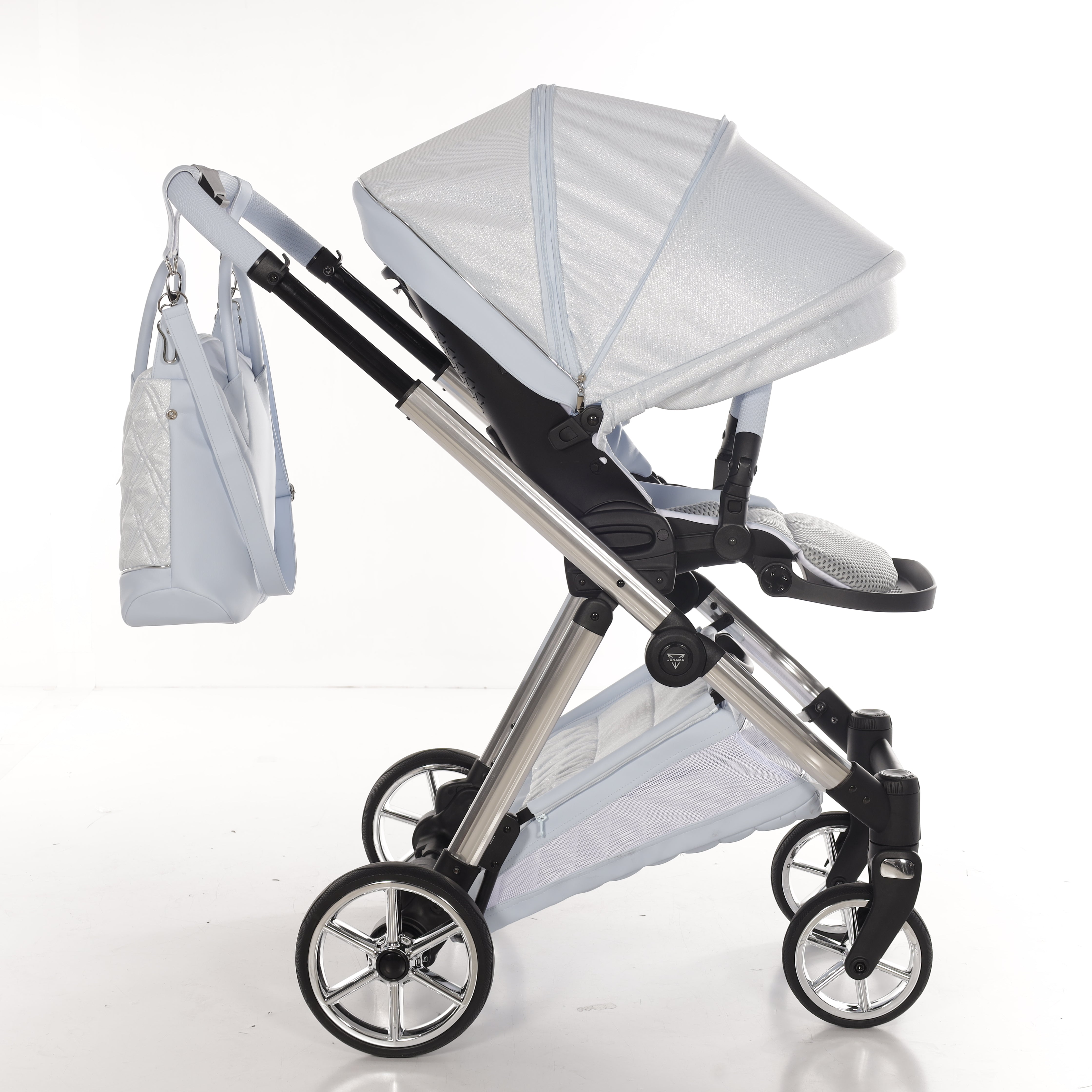 Junama - ELLEGANTE LAMÉ - Light Blue