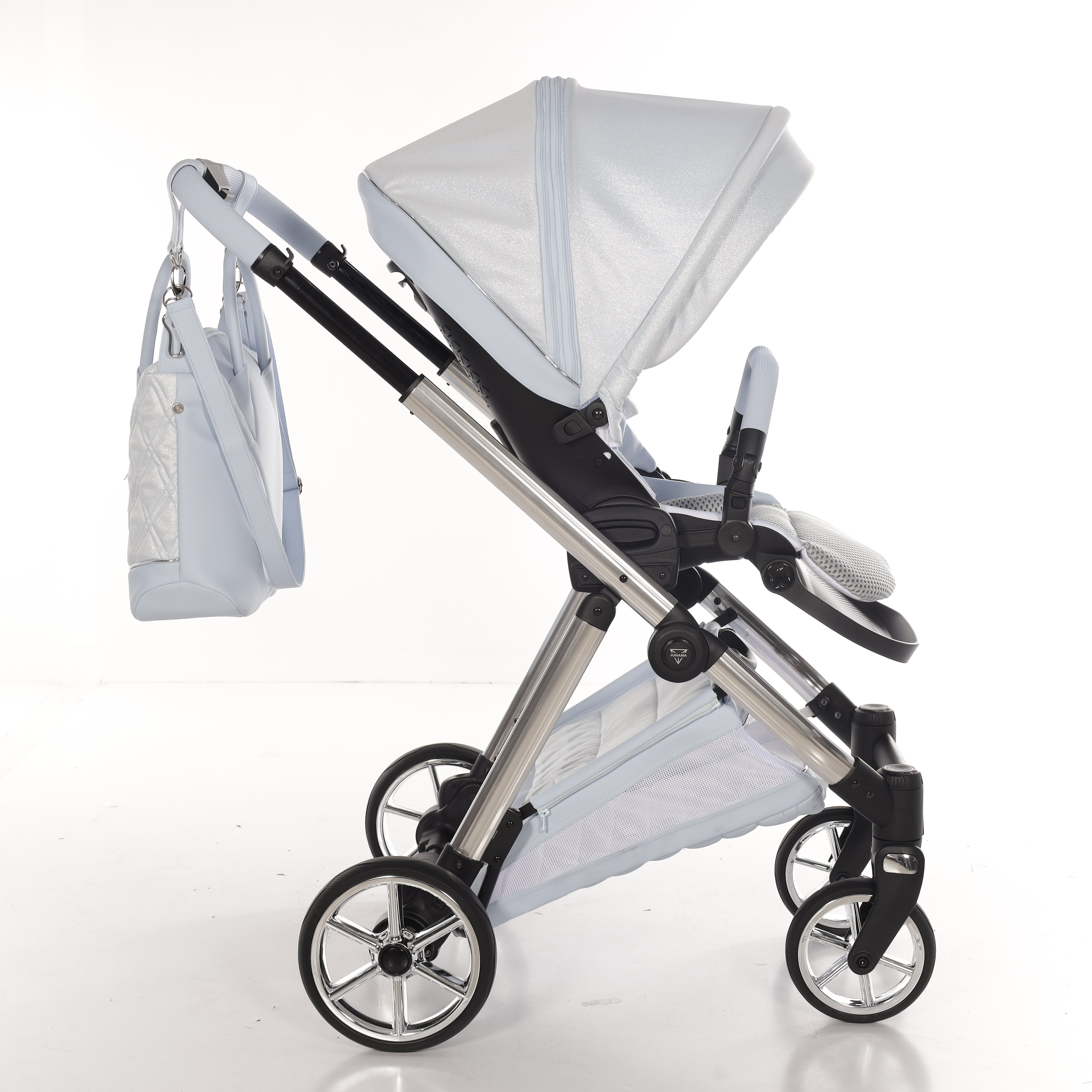 Junama - ELLEGANTE LAMÉ - Light Blue