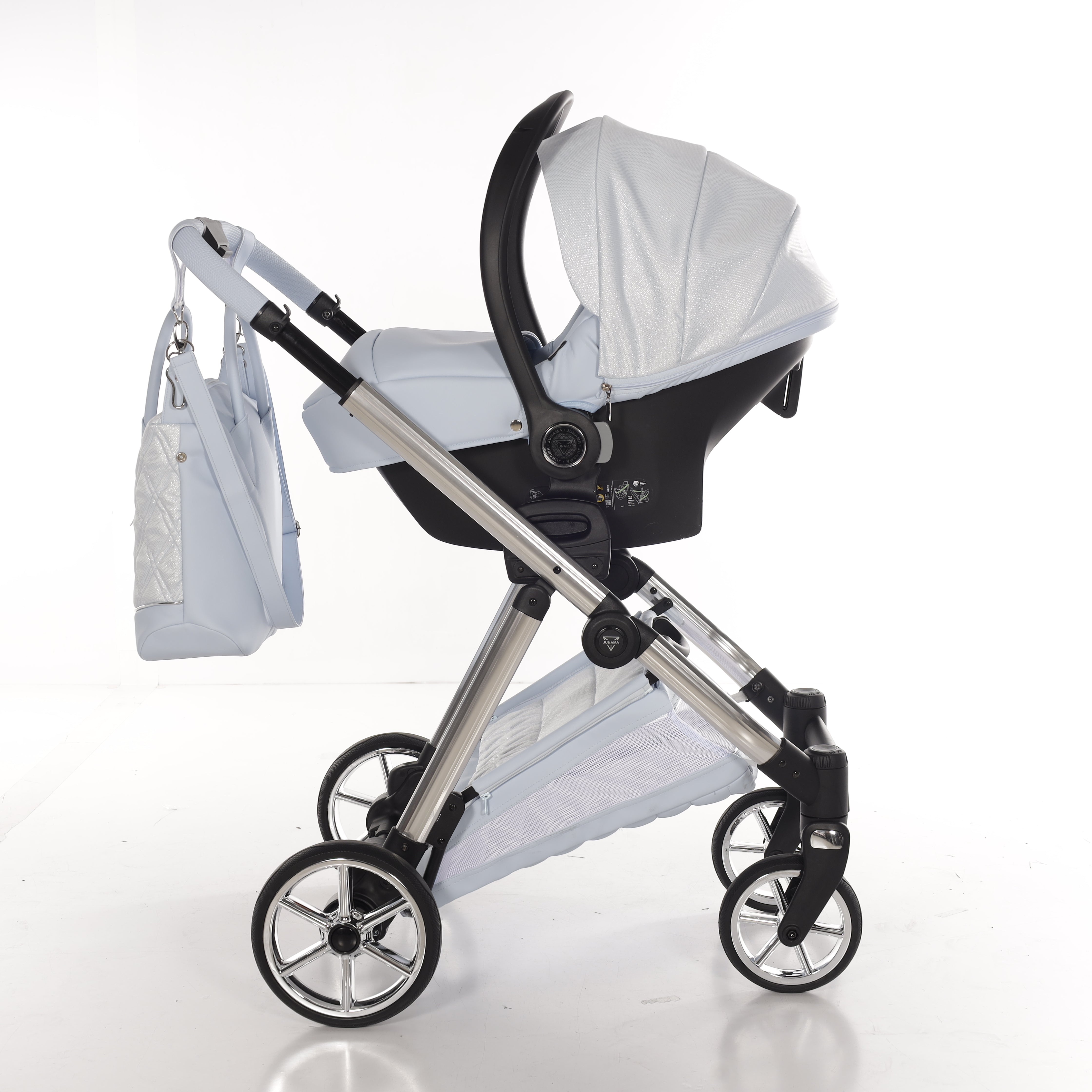 Junama - ELLEGANTE LAMÉ - Light Blue