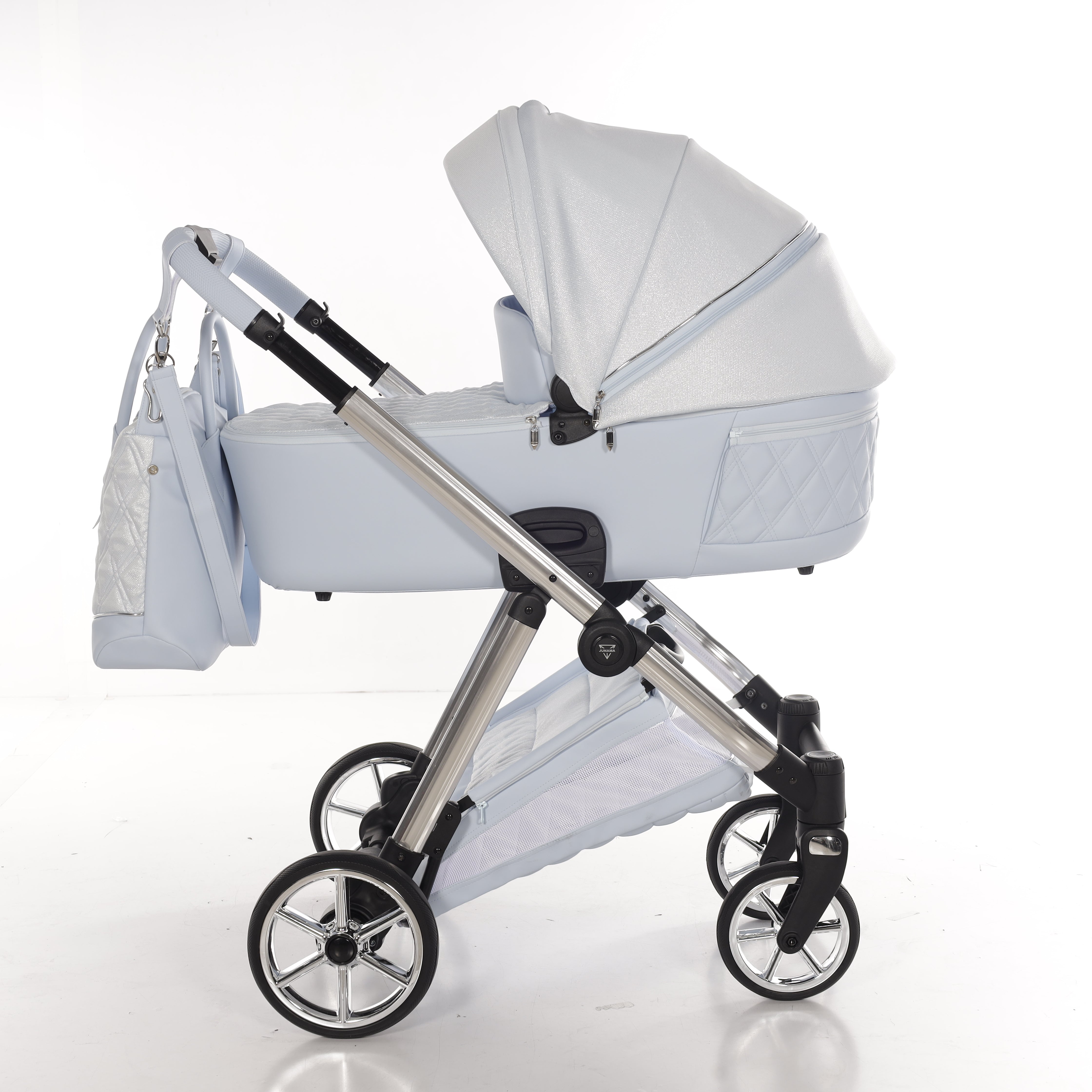 Junama - ELLEGANTE LAMÉ - Light Blue