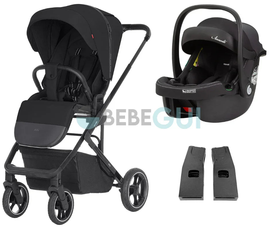 Carrello - ALFA 5508 (2024) - Midnight Black + Carrello - AMMONITE 8801 - Black + Adaptadores