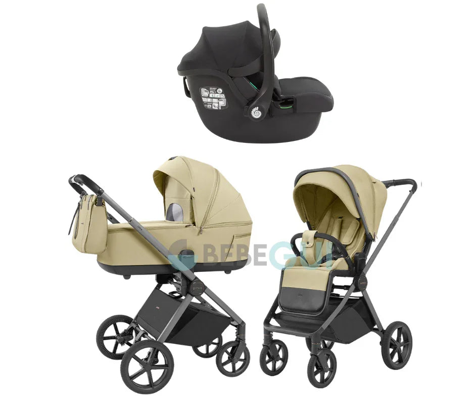 Carrello - NEW ULTRA 6527 - Soft Beige + Carrello - AMMONITE 8801 - Black