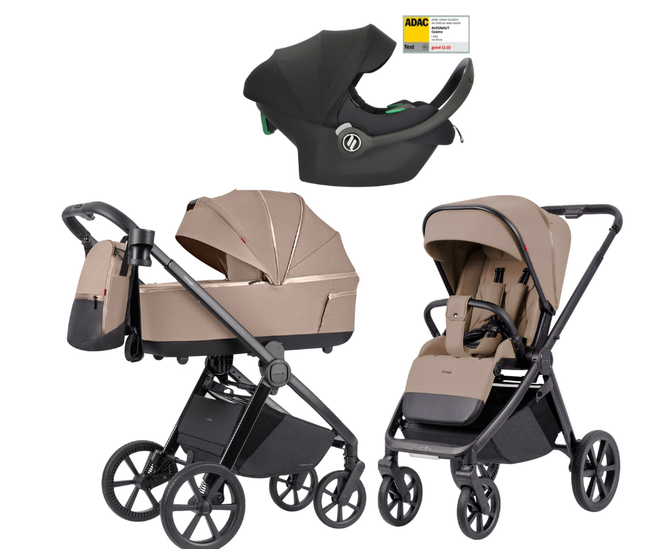 Carrello - OMEGA PLUS 6540/1 - Asteroid Beige + Avionaut - COSMO SMART 2.0 - Black