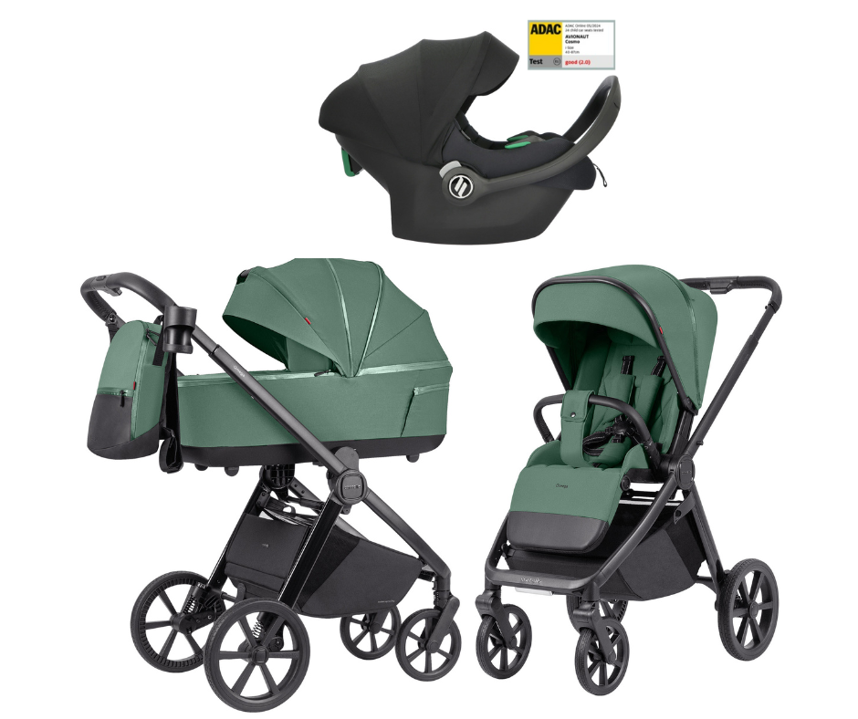 Carrello - OMEGA PLUS 6540/1 - New Green + Avionaut - COSMO SMART 2.0 - Black