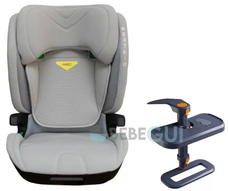 Axkid - NEXTKID i-Size - Grey + KneeguardKids 4 - Apoio para os pés