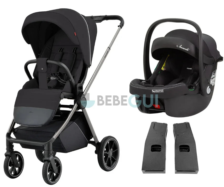 Carrello - ULTRA 5525 - Power Black + Carrello - AMMONITE 8801 - Black + Adaptadores