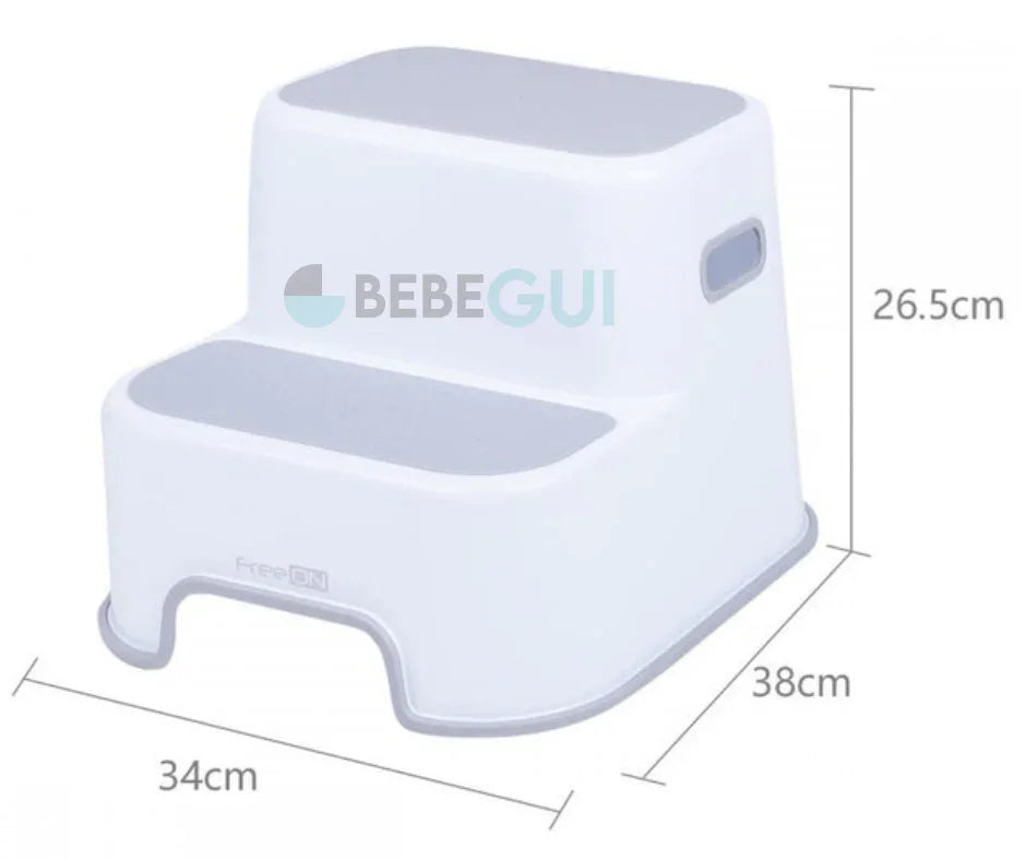 Banco 2 Degraus - White