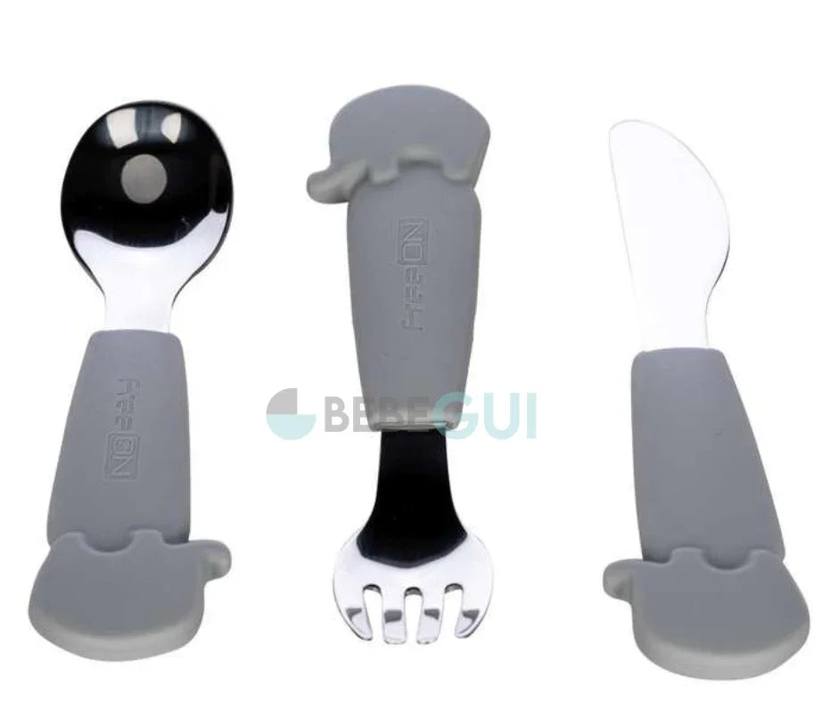 Conjunto de Talheres Infantil - Grey