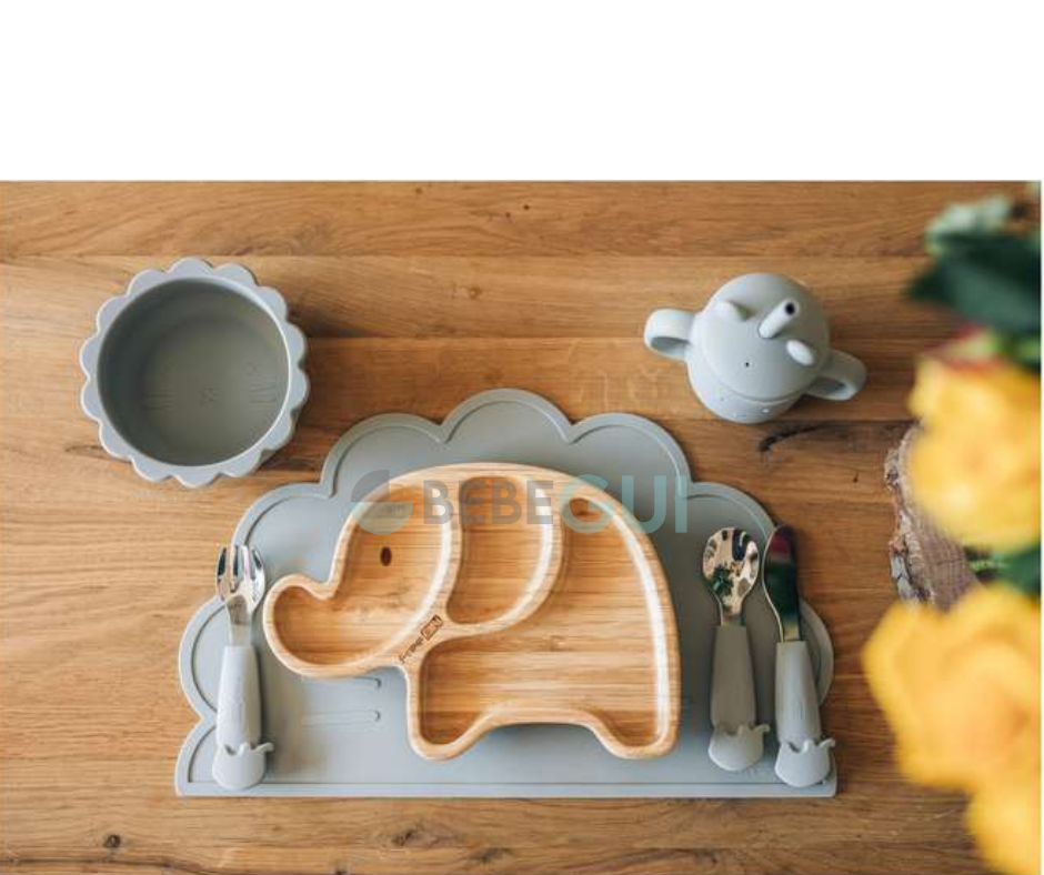 Tapete de Alimentação Infantil - Lion Grey