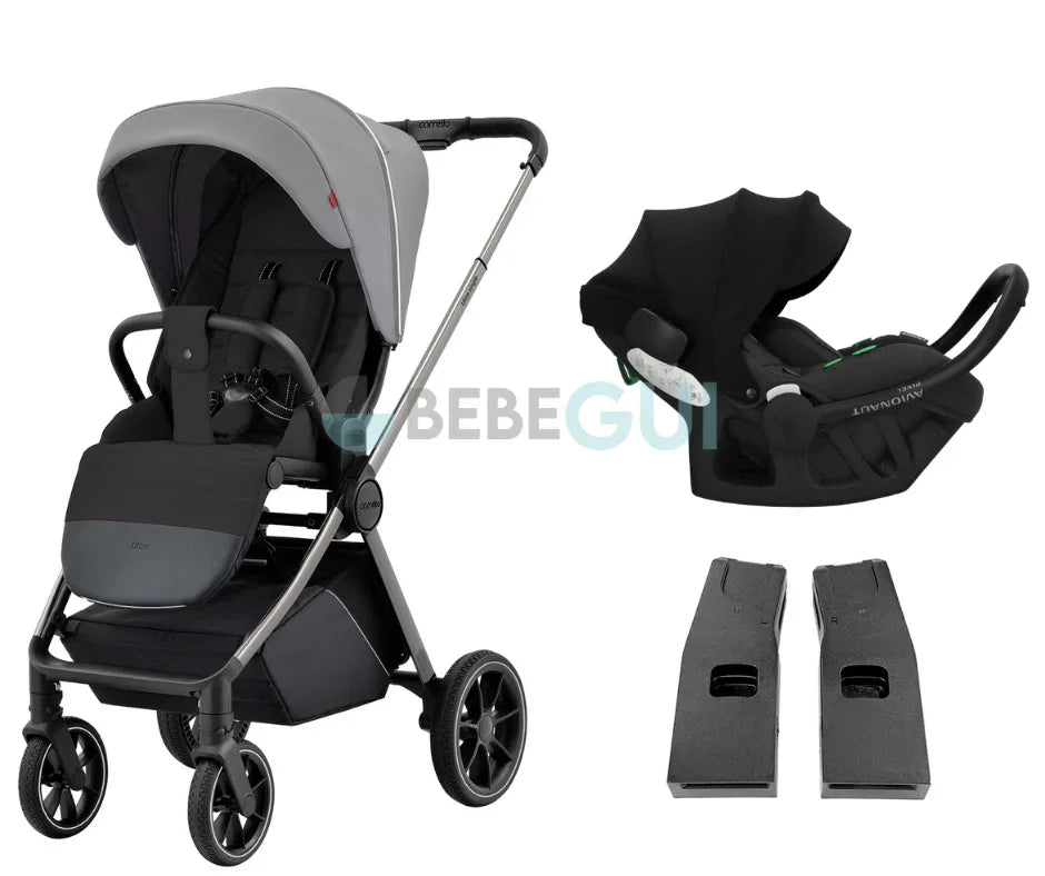 Carrello - ULTRA 5525 - Silk Grey + Avionaut - PIXEL PRO 2.0 C - Black + Adaptadores