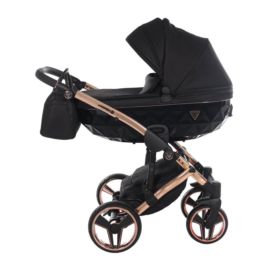 Junama - S-LINE - Black/Rose Gold 2x1 - Bebegui - Cadeiras Auto e Carrinhos