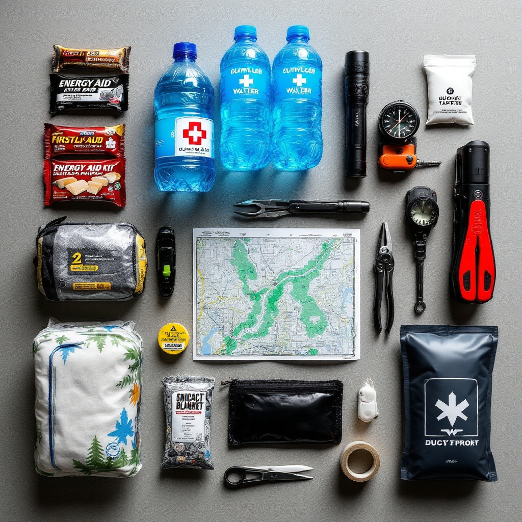 KIT SOBREVIVENCIA 72 Horas - Standard (com barbecue)