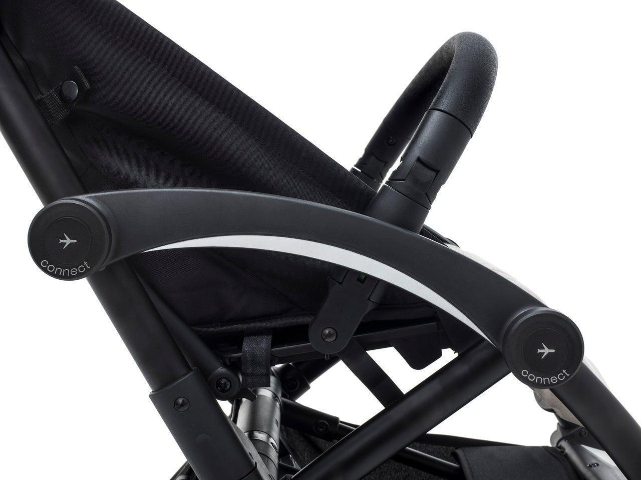 Bumprider - CONNECT 3 - Black/Black com Barrinha - Bebegui - Cadeiras Auto e Carrinhos