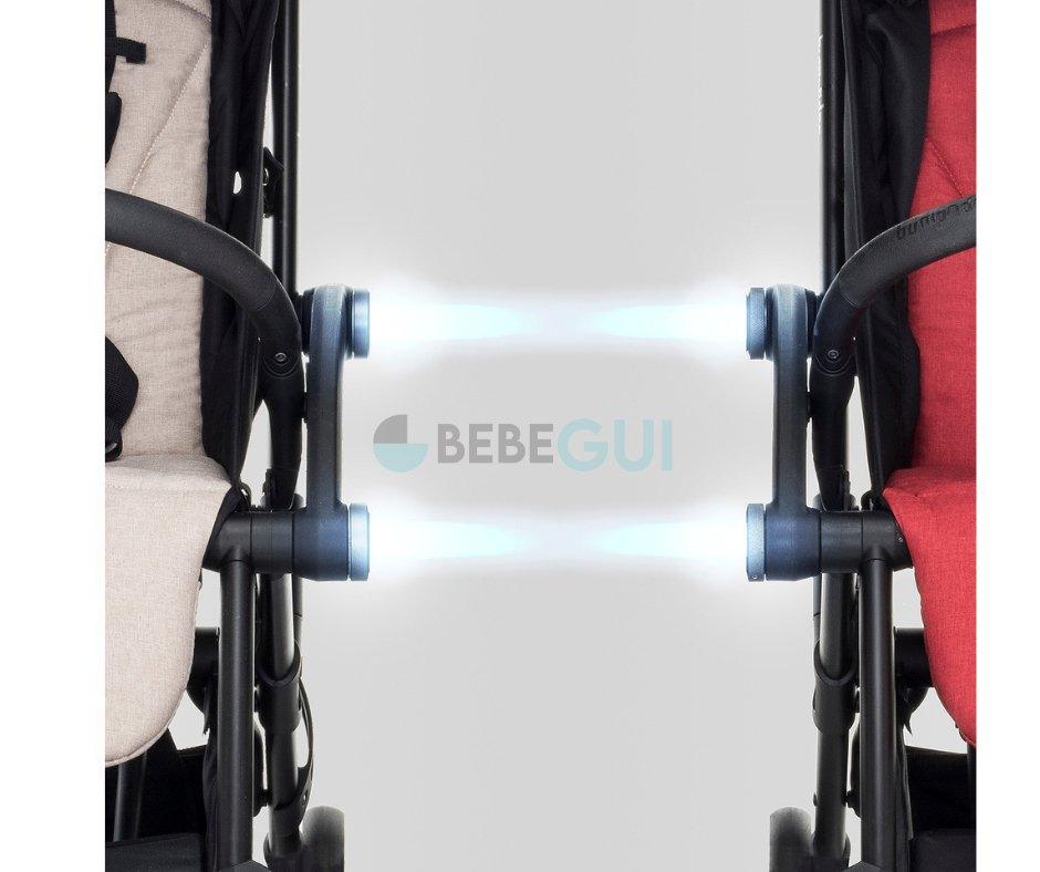 Bumprider - CONNECT 3 - Black/Grey com Barrinha - Bebegui - Cadeiras Auto e Carrinhos