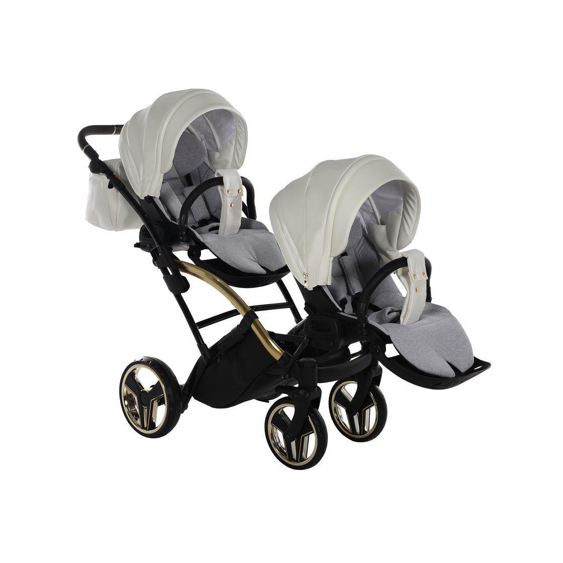 Junama Fluo Line Duo Slim - White/Gold - Bebegui - Cadeiras Auto e Carrinhos