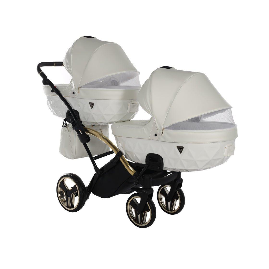 Junama Fluo Line Duo Slim - White/Gold - Bebegui - Cadeiras Auto e Carrinhos