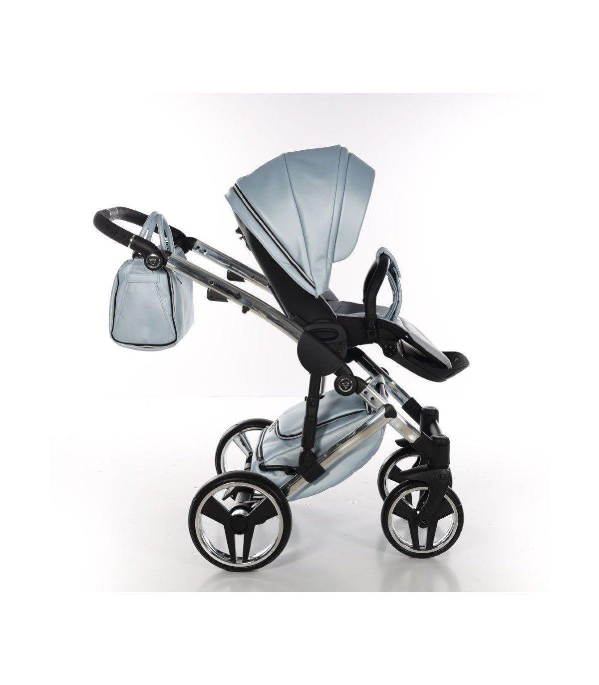 Junama - FLUO LINE MIRROR - Ligth Blue/Silver 2x1 - Bebegui - Cadeiras Auto e Carrinhos