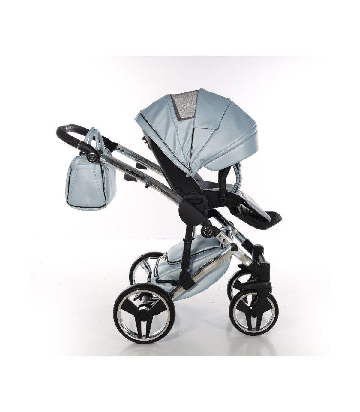 Junama - FLUO LINE MIRROR - Ligth Blue/Silver 2x1 - Bebegui - Cadeiras Auto e Carrinhos