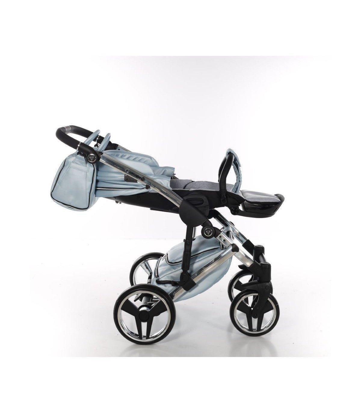 Junama - FLUO LINE MIRROR - Ligth Blue/Silver 2x1 - Bebegui - Cadeiras Auto e Carrinhos