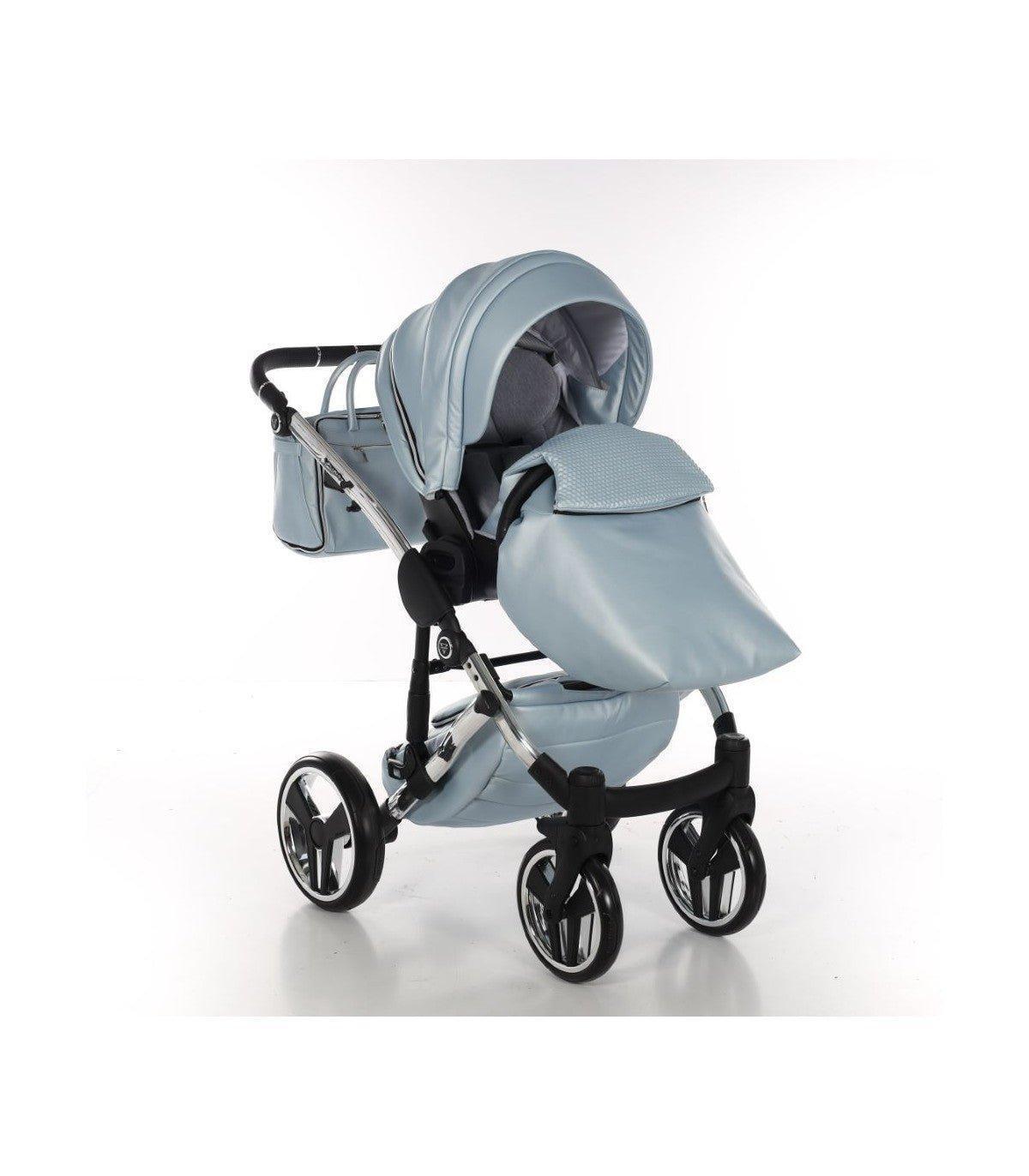 Junama - FLUO LINE MIRROR - Ligth Blue/Silver 2x1 - Bebegui - Cadeiras Auto e Carrinhos