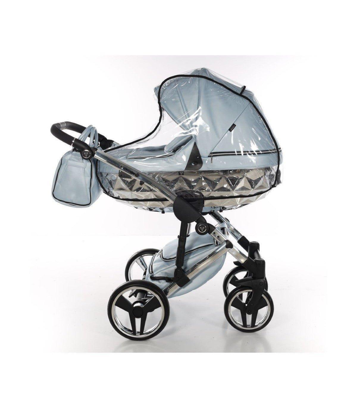 Junama - FLUO LINE MIRROR - Ligth Blue/Silver 2x1 - Bebegui - Cadeiras Auto e Carrinhos